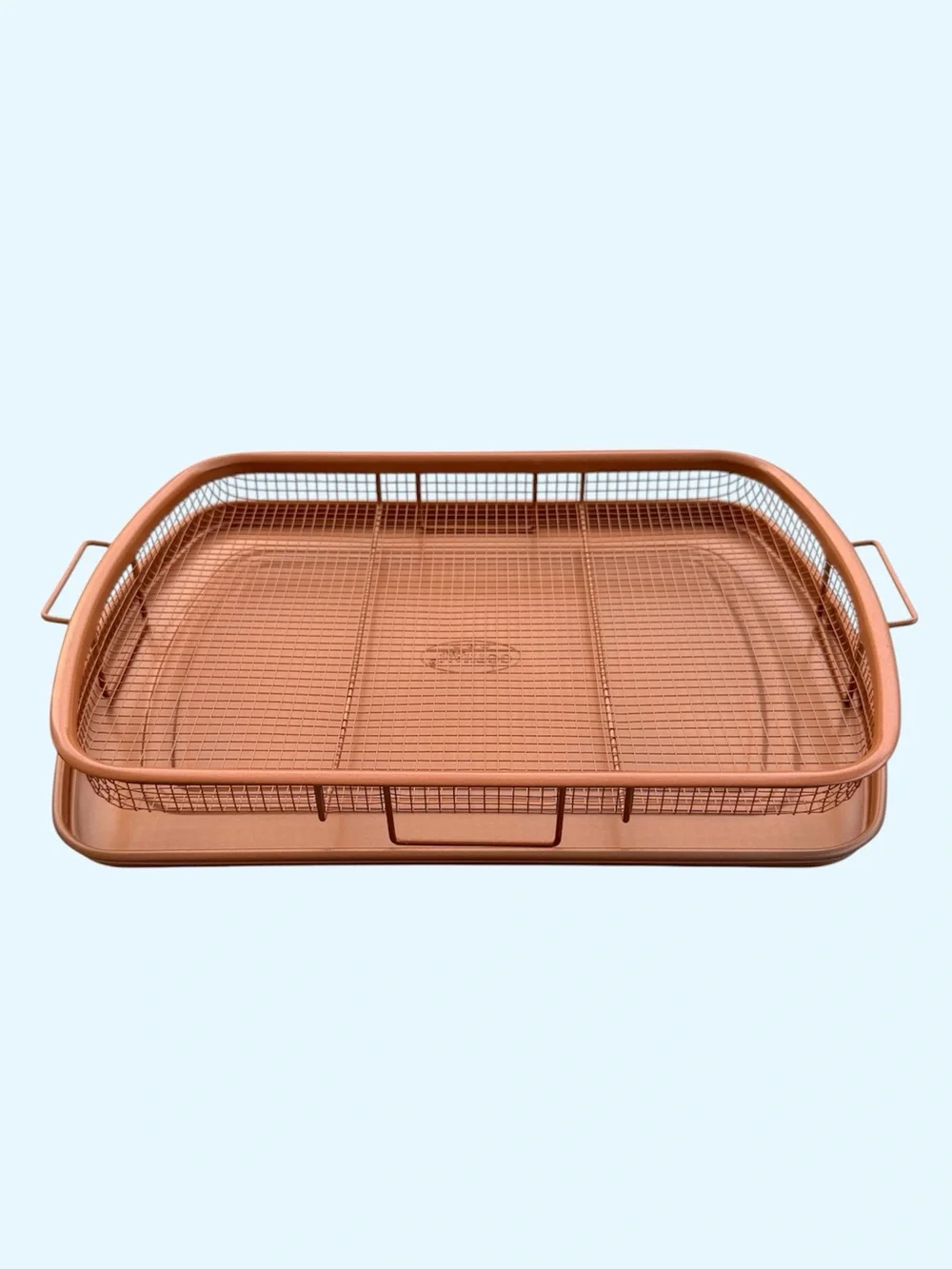 Gotham Steel Pro XL Nonstick Ceramic Copper Crisper Tray ~ 2-Piece Set